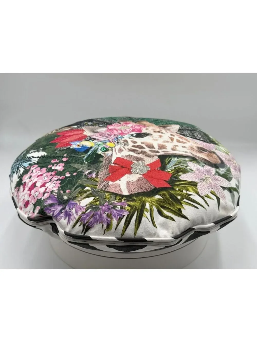 Christian Lacroix Designers Guild Dona Jirafa Opiat Round Accent Pillow